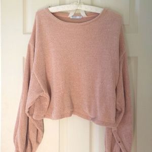 Beshka Drop Shoulder Bishop Sleeve Sweater